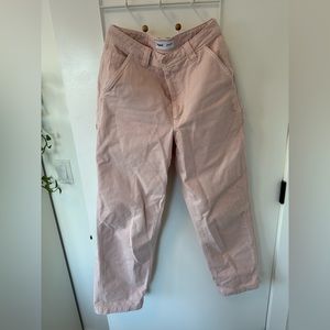 TNA Greenwich Carpenter Pant - light pink - size 8